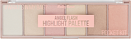 Парфумерія, косметика УЦІНКА! Палітра хайлайтерів - Ruby Rose Angel Flash Highlight Palette *