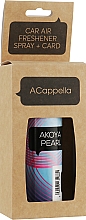 Духи, Парфюмерия, косметика ACappella Akoya Pearl - Ароматизатор для авто, подвеска и спрей