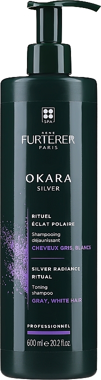 Шампунь для седых, белых или светлых волос - Rene Furterer Okara Silver Shampoo — фото N2