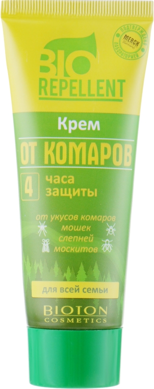 Крем от комаров 4 часа защиты - Bioton Cosmetics BioRepellent — фото N1