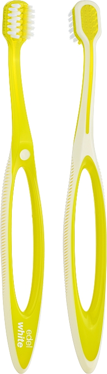 Ортодонтическая зубная щетка, желтая - Edel+White Pro Ortho Toothbrush — фото N2