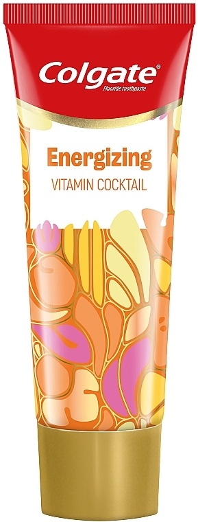 Освежающая зубная паста "Витаминный коктейль" с нотками сочных фруктов - Colgate Energizing Vitamin Cocktail