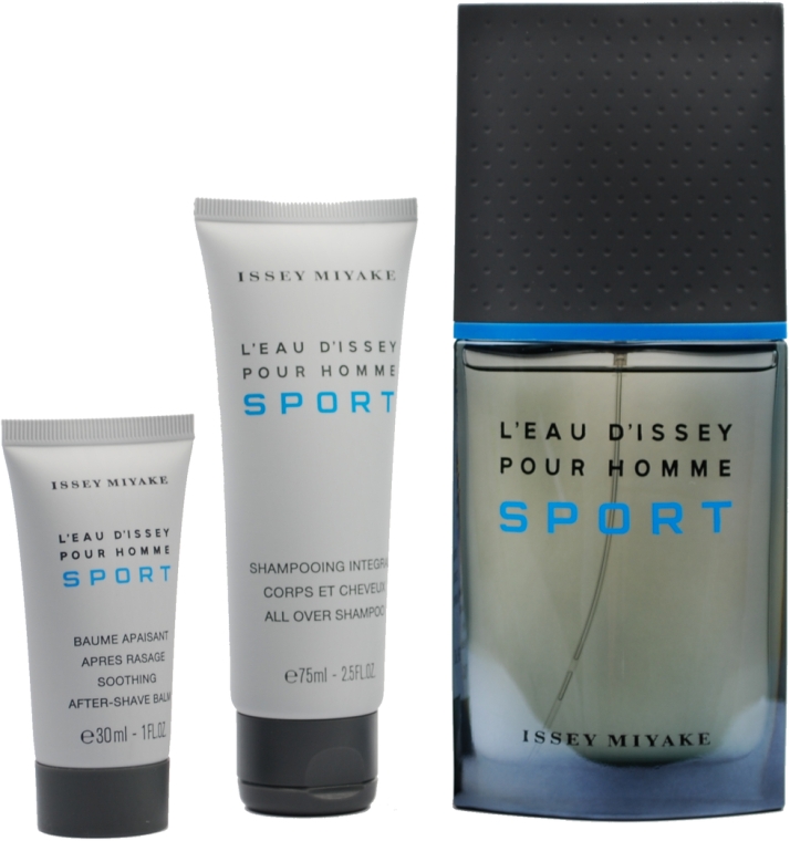 Issey Miyake Leau Dissey pour Homme Sport - Набір (edt/100ml + sh/g/75ml + af/sh/30ml )