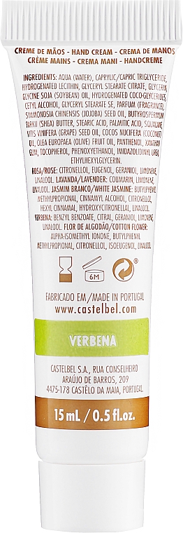 Castelbel Verbena - Крем для рук — фото N2