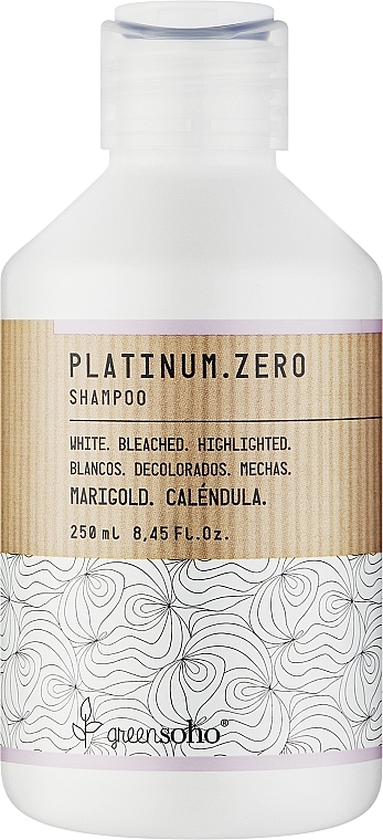 Шампунь для захисту світлого волосся - GreenSoho Platinum.Zero Shampoo — фото N2
