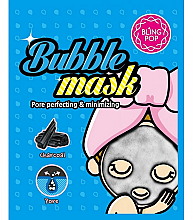 Маска для обличчя - Bling Pop Charcoal Bubble Mask — фото N1