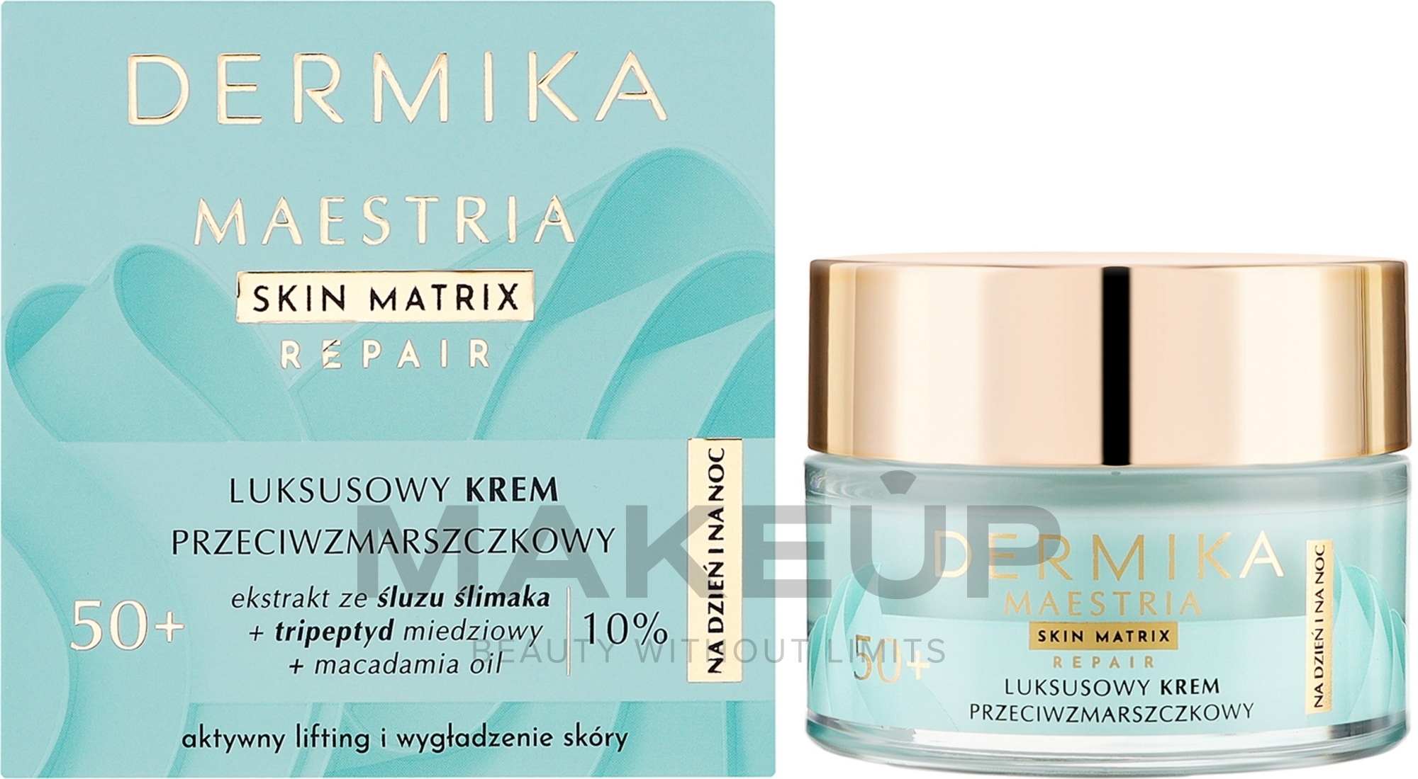 Роскошный крем против морщин 50+ на день и ночь для зрелой и чувствительной кожи - Dermika Maestria Skin Matrix  — фото 50ml