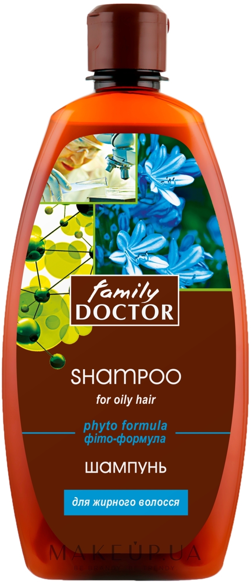Шампунь "Фито-формула" для жирных волос - Family Doctor — фото 500ml