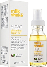 Арганієва олія для глибокого відновлення і блиску волосся - Milk_Shake Argan Glistening Argan Oil — фото N4