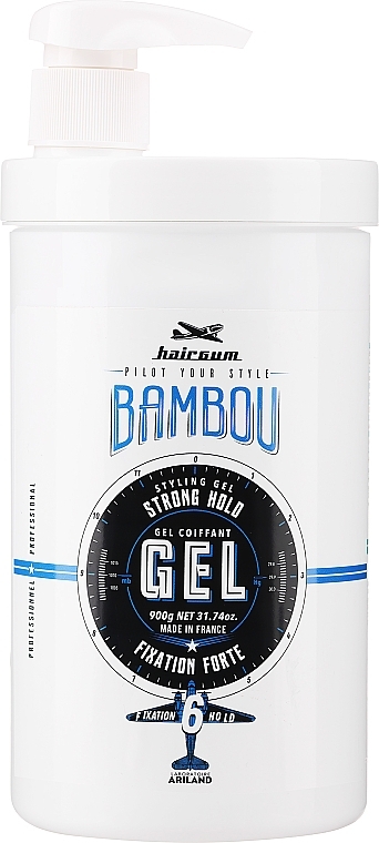 Гель для стайлінгу з екстрактом бамбука - Hairgum Bambou Fixing Gel — фото N3