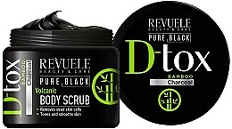 Парфумерія, косметика Скраб для тіла - Revuele Pure Black Detox Volcanic Body Scrub