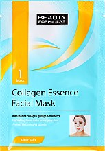 Духи, Парфюмерия, косметика Тканевая маска для лица - Beauty Formulas Collagen Essence Facial Mask