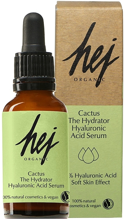 Зволожувальна сироватка для обличчя - Hej Organic Cactus The Hydrator — фото N1