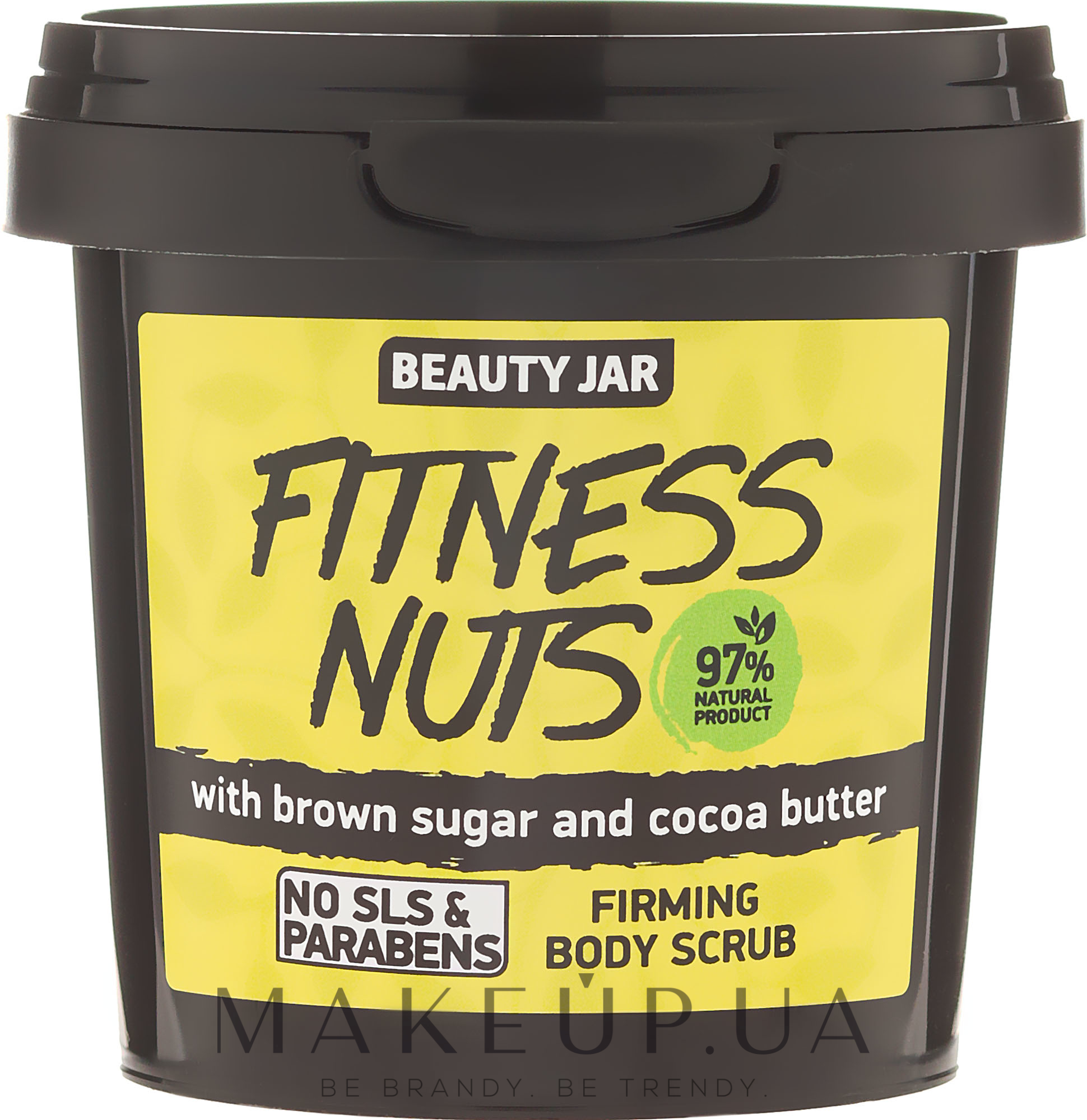 Скраб для тіла зміцнювальний "Fitness Nuts" - Beauty Jar Firming Body Scrub — фото 200g