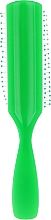 Щітка масажна вузька 9 рядів, зелена - Titania — фото N2