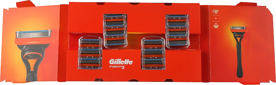 Сменные кассеты для бритья, 16 шт. - Gillette Fusion 5 Blades 
