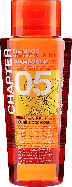 Шампунь для додання об'єму зі смаком персика і ароматом орхідеї - Mades Cosmetics Chapter Shampoo Volumising Peach & Orhid — фото N3