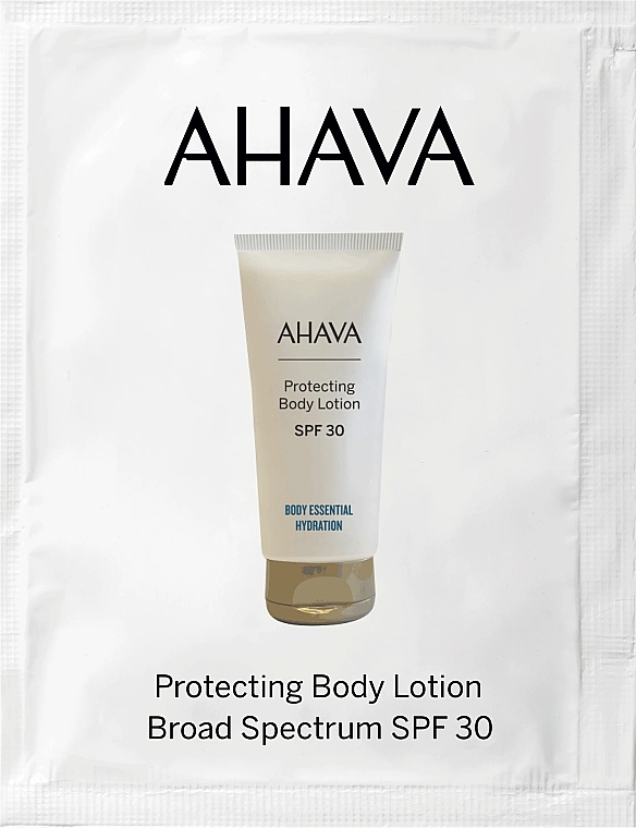 Зволожувальний лосьйон для тіла SPF30 - Ahava Time To Hydrate Protecting Body Lotion SPF30 (пробник) — фото N1