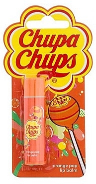 Бальзам для губ "Апельсин" - Chupa Chups Orange Pop Lip Balm — фото N1