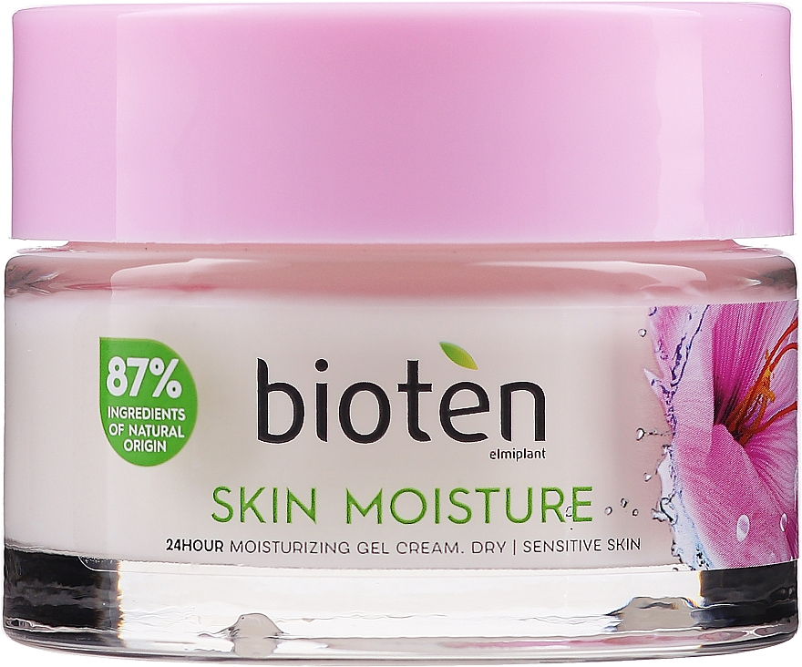 Крем-гель для сухої й чутливої шкіри обличчя - Bioten Skin Moisture 24 Hour Moisturizing Gel Cream — фото N1