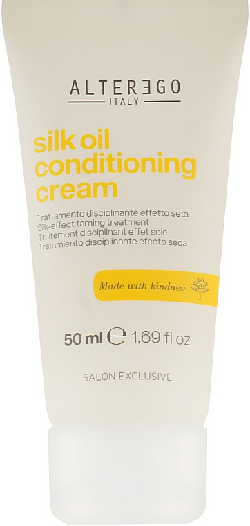 Розгладжувальний кондиціонер у кремі - Alter Ego Silk Oil Conditioning Cream (міні) — фото N3