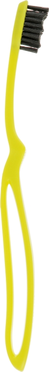 Зубная щетка «Луп Блек Вайтенинг», желтая - Megasmile — фото N2