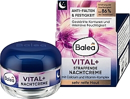 Духи, Парфюмерия, косметика Ночной крем для лица - Balea Vital+ Night Face Cream 