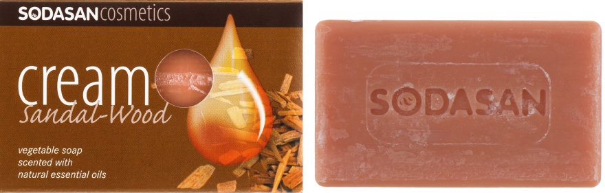 Мыло-крем для лица "Sandel wood" - Sodasan Cream Verbena Soap