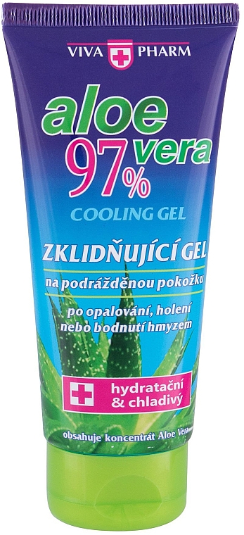 Успокаивающий гель с Алоэ Вера - Vivaco Vivapharm Aloe Vera 97% Cooling Gel — фото N1