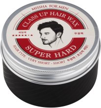 Духи, Парфюмерия, косметика Воск для укладки волос - Missha For Men Class Up Hair Wax Super Hard