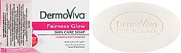 Мыло отбеливающие - Dabur DermoViva Fairness Glow Skin Soap — фото N1
