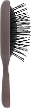Щітка для волосся CS305C масажна матова, кавова - Cosmo Shop — фото N3