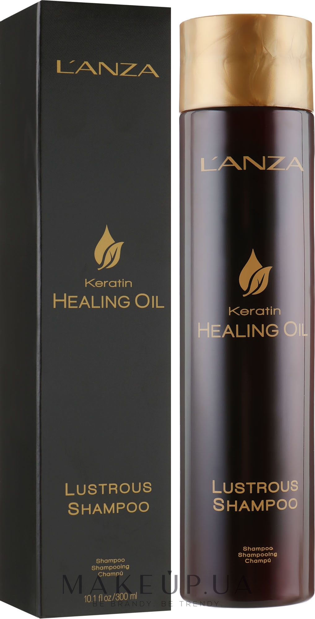 Шампунь для сияния волос - L'Anza Keratin Healing Oil Lustrous Shampoo — фото 300ml