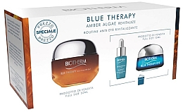 Парфумерія, косметика Набір - Biotherm Blue Therapy Amber Algae Revitalize (cr/50ml + eye/cr/15ml + elixir/7ml)