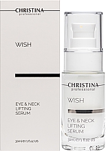Сыворотка для подтяжки кожи вокруг глаз и шеи - Christina Wish Eye and Neck Lifting Serum — фото N2