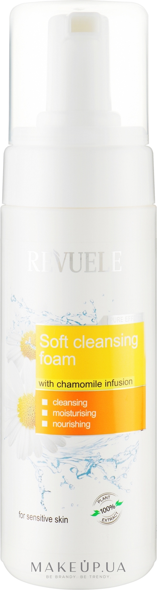 Воздушная пенка для умывания с настоем ромашки - Revuele Gentle Cleansing Foam With Chamomile Infusion — фото 150ml