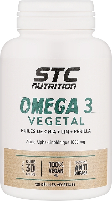 Пищевая добавка "Комплекс растительных масел Омега 3" - STC Nutrition Omega 3 Vegetal — фото N1