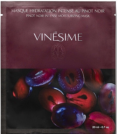 Інтенсивно зволожувальна маска для обличчя - Vinesime Pinot Noir Intense Hydration Mask — фото N1