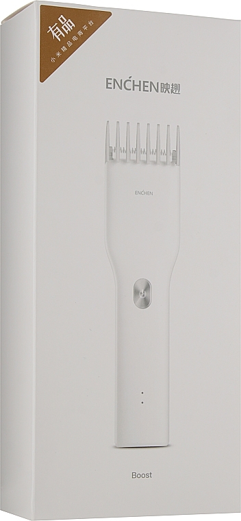 Машинка для стрижки волос + набор для стрижки - Enchen Boost White — фото N3