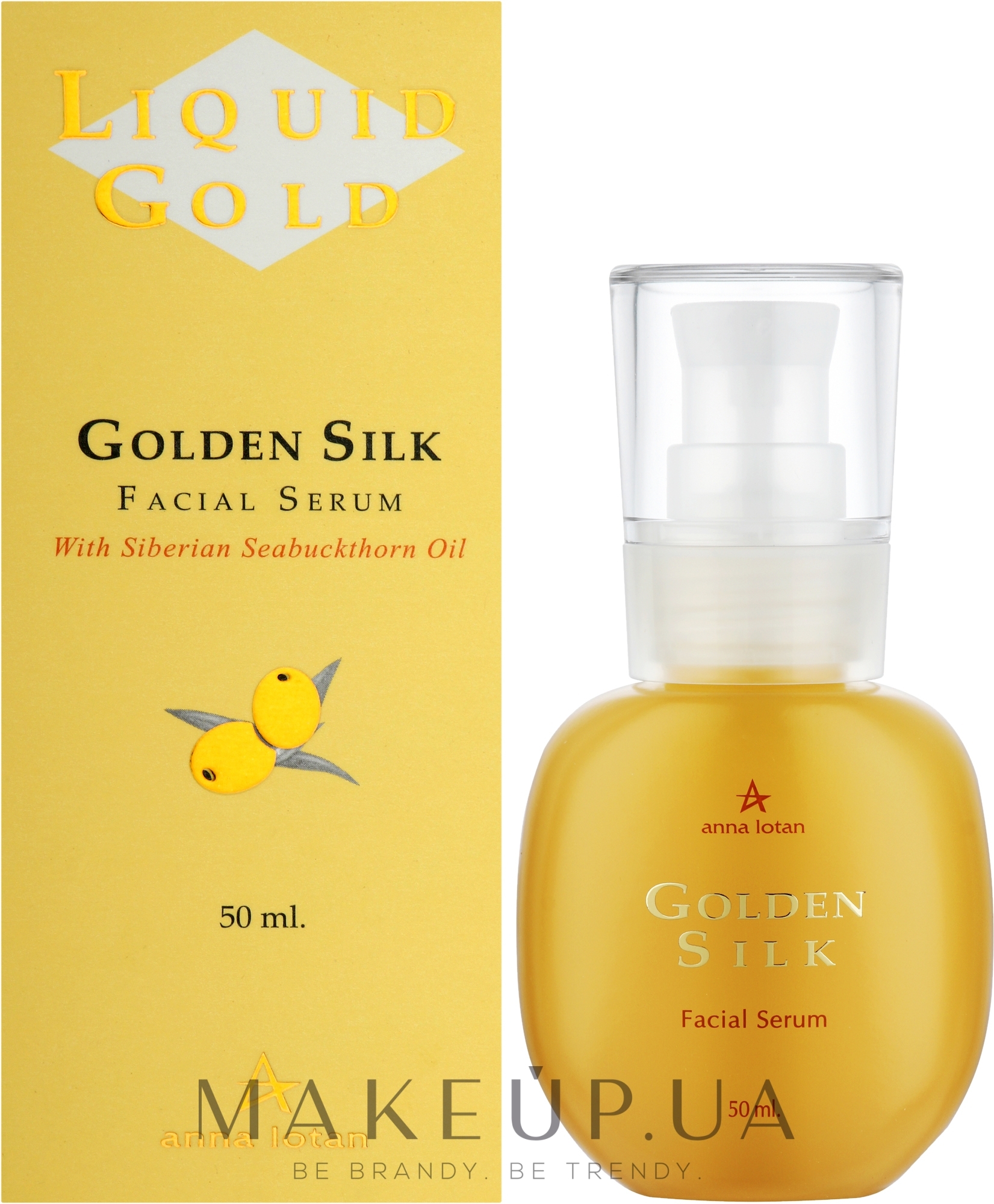 Сыворотка "Золотой шелк" - Anna Lotan Liquid Gold Golden Silk Facial Serum — фото 50ml