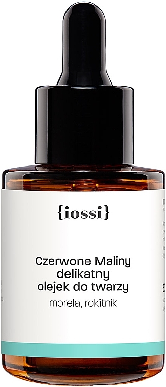 Ніжна олія для догляду за обличчям "Червона малина" - Iossi Oil For Face — фото N1