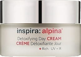 Денний детокс-крем для сухої шкіри обличчя - Inspira:cosmetics Inspira:Alpina Detoxifying Day Cream Rich — фото N1