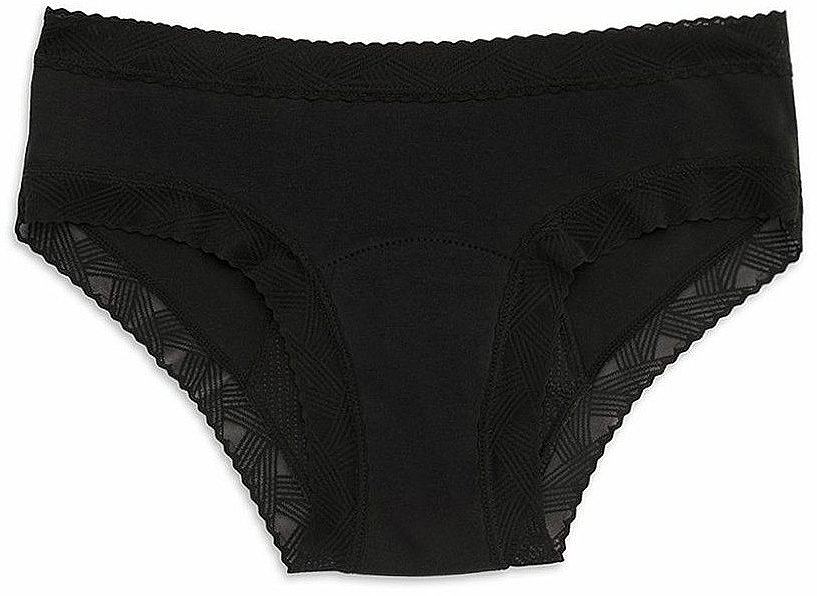 Менструальные трусики, черные - Platanomelon Kiwitas Doble Blonda Menstrual Briefs — фото N1