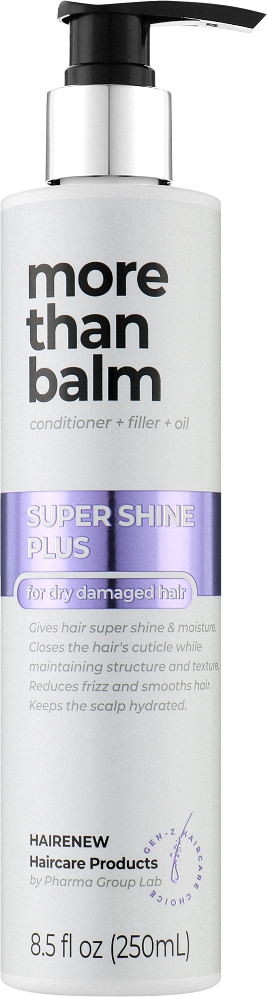 Бальзам для волос "100% зеркальный блеск" - Hairenew Super Shine Plus Balm Hair — фото 250ml