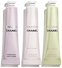 Парфумерія, косметика Chanel Chance Perfumed Hand Creams Set - Набір (h/cr/3x20ml)