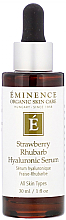 Парфумерія, косметика Сироватка з гіалуроновою кислотою - Eminence Organics Strawberry Rhubarb Hyaluronic Serum