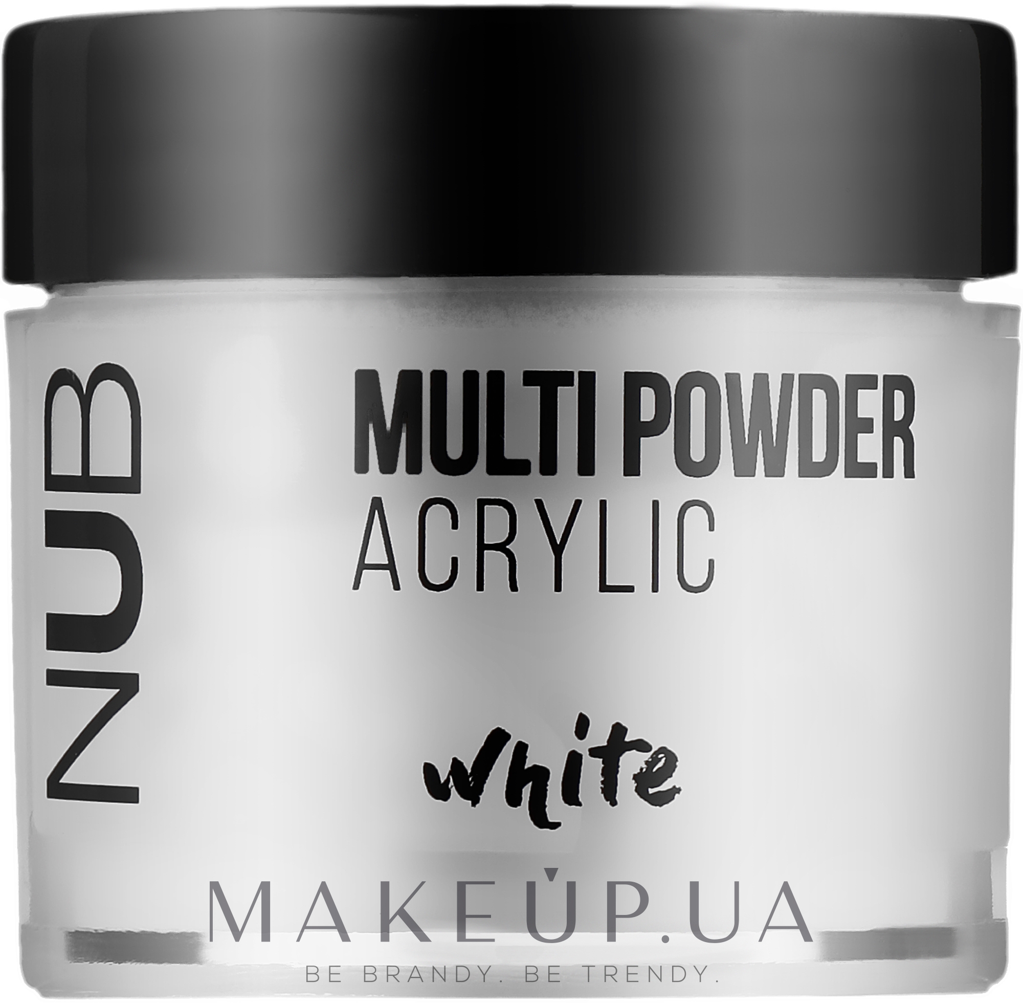Акриловая пудра, белая - NUB Acrylic Multi Powder White — фото 30g