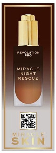 Нічна сироватка для обличчя - Revolution Pro Miracle Night Rescue Serum Advanced Complex — фото N2