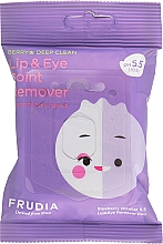 Парфумерія, косметика Міцелярні серветки для зняття макіяжу з очей і губ - Blueberry Micellar 5.5 Lip & Eye Remover Pad