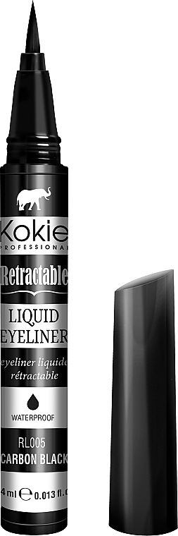 Подводка для глаз - Kokie Professional Retractable Liquid Eyeliner — фото N1